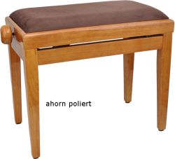 Klavierbank Ahorn poliert hochglanz