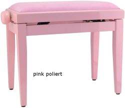 Klavierbank pink poliert hochglanz