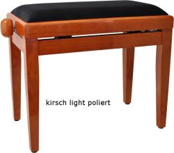Klavierbank Kirsche hell