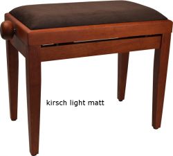 Klavierbank Kirsche light matt