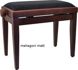 Klavierbank Mahagoni matt