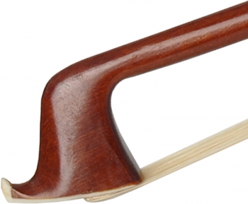 Geigenbogen Violinbogen Schulbogen Streichbogen Holz Frosch Naturhaar 1//2 rund