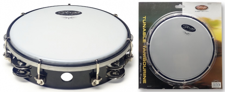8/" stimmbares Kunststoff Tambourin