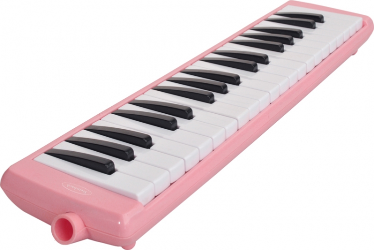 Steinbach Melodica pink 37 Tasten inkl Anblasschlauch